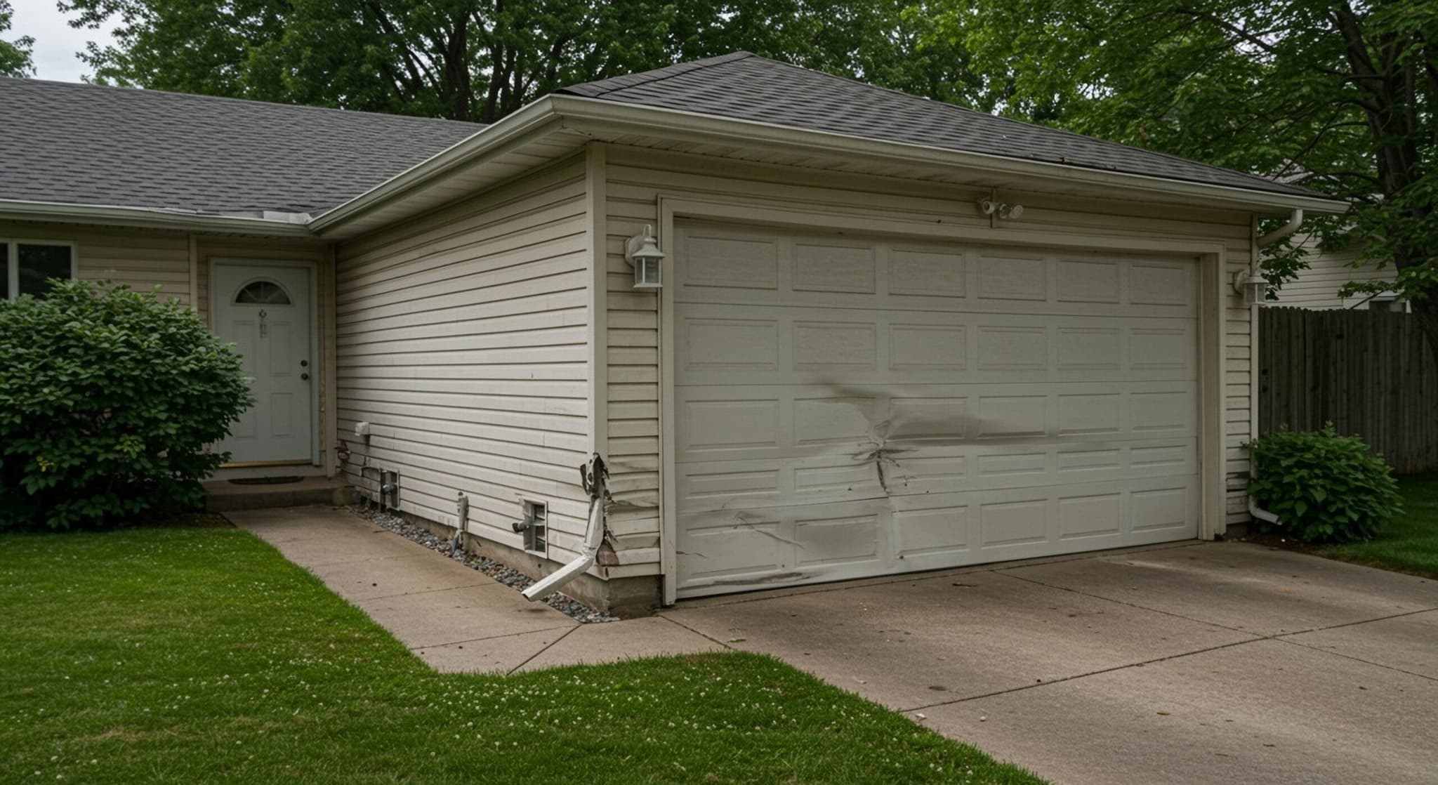 How to Handle a Dented Garage Door: Repair vs Replacement